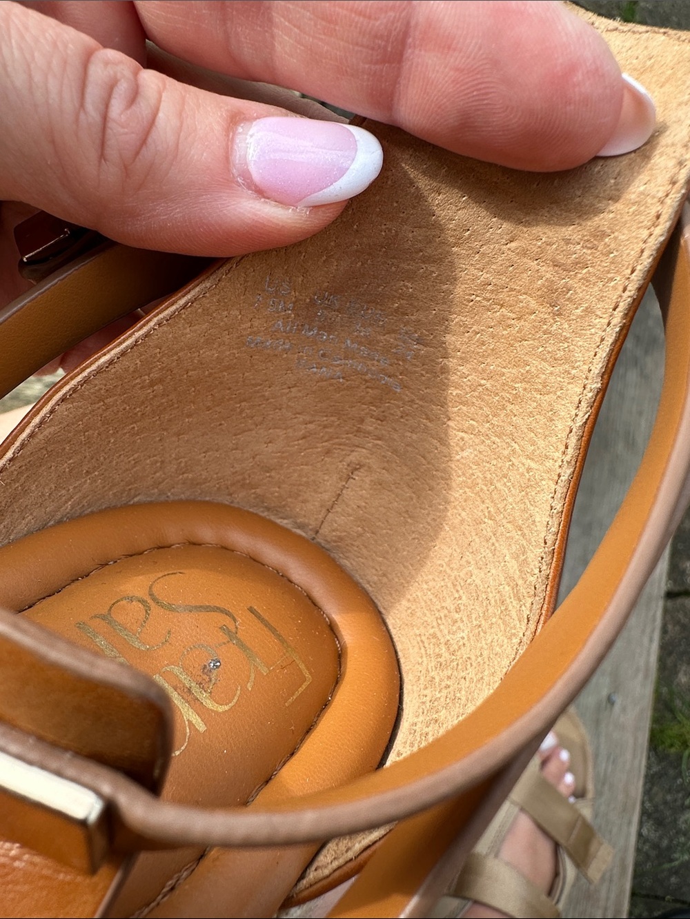 Franco Sarto Espadrille Wedges Sandals - Picture 7 of 9